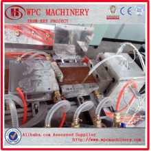 Máquina WPC Reciclada PP PE + Máquina de fabricação de perfis de madeira WPC